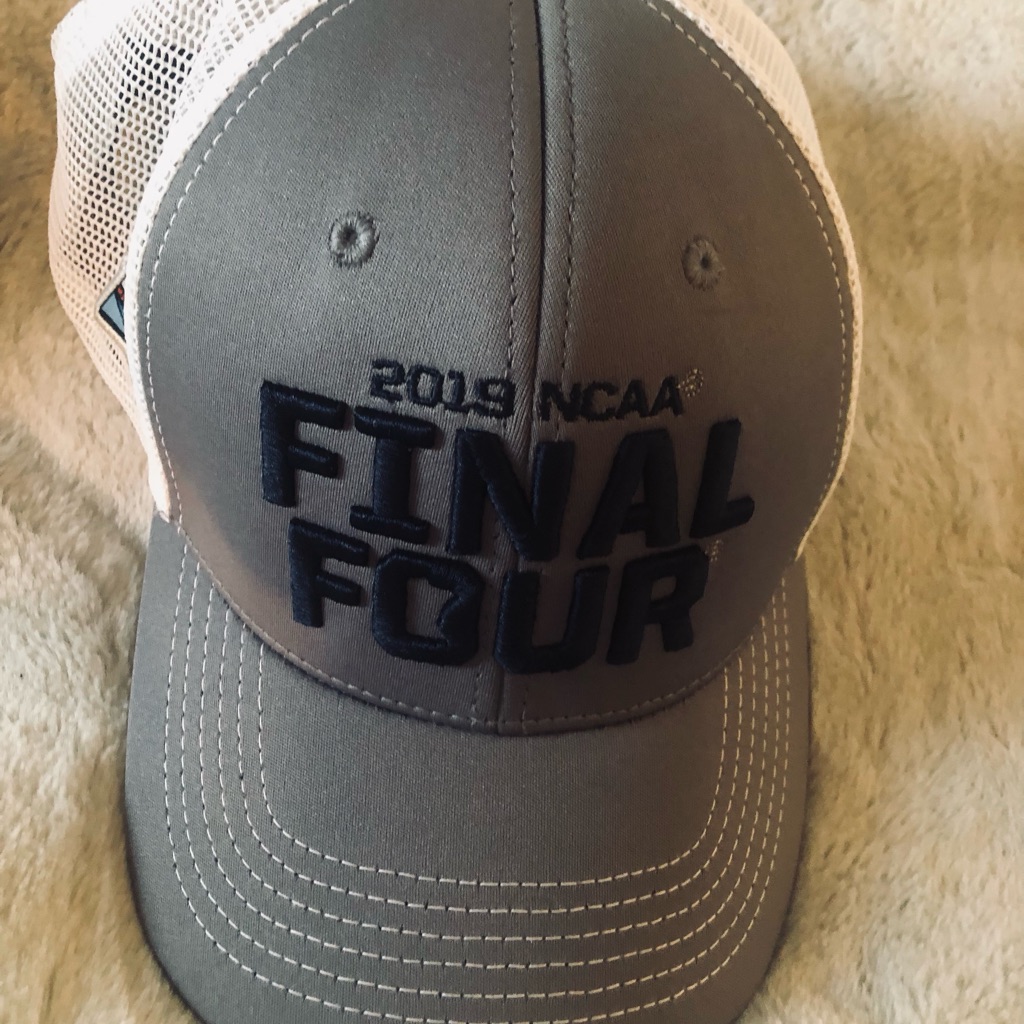Gray And White Ncaa Final Four Cap Gray And White Ncaa Final Four Cap